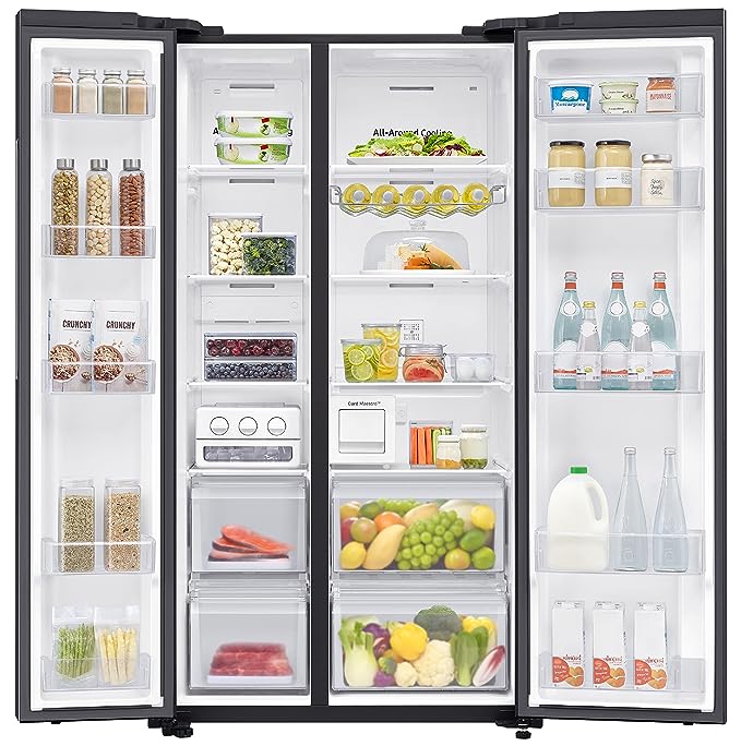 Samsung 692 L Inverter Frost-Free Side-by-Side Refrigerator (Gentle Black Matt) (OPEN BOX) Samsung 692 L Inverter Frost-Free Side-by-Side Refrigerator (Gentle Black Matt) (OPEN BOX)